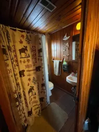 Here On Lake Huron bathroom