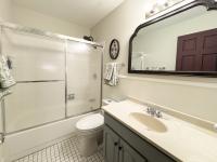 Private bath in Room 9 with full size shower.