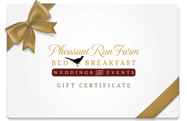 Pheasant Run Farm B&B Gift Certificate