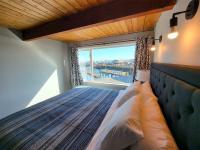 Bedroom with Marina views and King bed