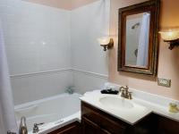 Full bathroom with jetted tub