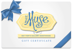 The Muse Gallery Guesthouse Gift Certificates