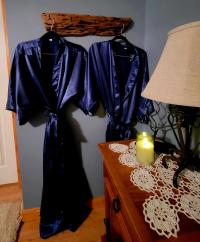 Comfort, luxury, safety, upscale, satin robes